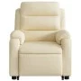 Silla de masaje reclinable de pie de tela color crema de , Sillones - Ref: Foro24-3205001, Precio: 345,89 €, Descuento: %