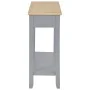 Gray wooden console table 110x35x80 cm by vidaXL, Side tables - Ref: Foro24-249902, Price: 173,67 €, Discount: %