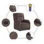 Sillón reclinable de masaje de pie de cuero sintético marrón de , Sillones - Ref: Foro24-3205159, Precio: 321,94 €, Descuento: %
