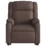 Sillón reclinable de masaje de pie de cuero sintético marrón de , Sillones - Ref: Foro24-3205159, Precio: 321,94 €, Descuento: %
