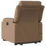 Silla de masaje reclinable de pie de tela marrón de , Sillones - Ref: Foro24-3204996, Precio: 346,75 €, Descuento: %