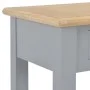 Gray wooden console table 110x35x80 cm by vidaXL, Side tables - Ref: Foro24-249902, Price: 173,67 €, Discount: %
