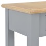 Mesa consola de madera gris 110x35x80 cm de vidaXL, Mesas auxiliares - Ref: Foro24-249902, Precio: 177,13 €, Descuento: %