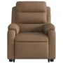 Silla de masaje reclinable de pie de tela marrón de , Sillones - Ref: Foro24-3204996, Precio: 346,75 €, Descuento: %
