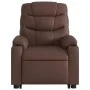Sillón reclinable de masaje de pie de cuero sintético marrón de , Sillones - Ref: Foro24-3206608, Precio: 332,50 €, Descuento: %