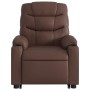 Sillón reclinable de masaje de pie de cuero sintético marrón de , Sillones - Ref: Foro24-3206608, Precio: 297,19 €, Descuento: %