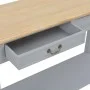 Gray wooden console table 110x35x80 cm by vidaXL, Side tables - Ref: Foro24-249902, Price: 173,67 €, Discount: %