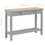Gray wooden console table 110x35x80 cm by vidaXL, Side tables - Ref: Foro24-249902, Price: 173,67 €, Discount: %
