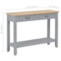 Mesa consola de madera gris 110x35x80 cm de vidaXL, Mesas auxiliares - Ref: Foro24-249902, Precio: 177,13 €, Descuento: %
