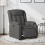 Sillón reclinable de masaje eléctrico tela gris oscuro de , Sillones - Ref: Foro24-3205305, Precio: 265,49 €, Descuento: %