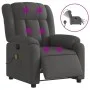 Sillón reclinable de masaje eléctrico tela gris oscuro de , Sillones - Ref: Foro24-3205305, Precio: 271,91 €, Descuento: %