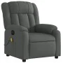 Sillón reclinable de masaje eléctrico tela gris oscuro de , Sillones - Ref: Foro24-3205305, Precio: 271,91 €, Descuento: %