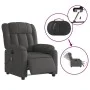 Sillón reclinable de masaje eléctrico tela gris oscuro de , Sillones - Ref: Foro24-3205305, Precio: 271,91 €, Descuento: %