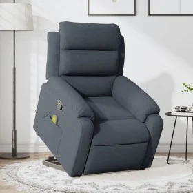 Sillón reclinable de masaje elevable terciopelo gris oscuro de , Sillones - Ref: Foro24-3205104, Precio: 323,93 €, Descuento: %