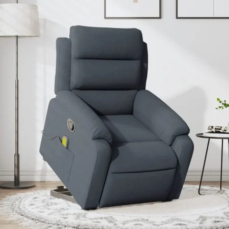 Sillón reclinable de masaje elevable terciopelo gris oscuro de , Sillones - Ref: Foro24-3205104, Precio: 323,93 €, Descuento: %