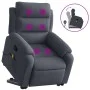 Sillón reclinable de masaje elevable terciopelo gris oscuro de , Sillones - Ref: Foro24-3205104, Precio: 323,93 €, Descuento: %