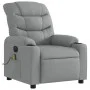 Sillón reclinable de masaje eléctrico tela gris claro de , Sillones - Ref: Foro24-3206636, Precio: 313,43 €, Descuento: %