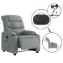 Sillón reclinable de masaje eléctrico tela gris claro de , Sillones - Ref: Foro24-3206636, Precio: 313,43 €, Descuento: %
