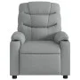 Sillón reclinable de masaje eléctrico tela gris claro de , Sillones - Ref: Foro24-3206636, Precio: 313,43 €, Descuento: %