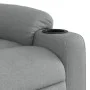 Sillón reclinable de masaje eléctrico tela gris claro de , Sillones - Ref: Foro24-3206636, Precio: 313,43 €, Descuento: %