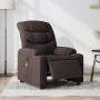 Sillón reclinable de masaje eléctrico tela marrón oscuro de , Sillones - Ref: Foro24-3206641, Precio: 307,23 €, Descuento: %