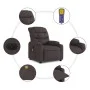 Elektrischer Massagesessel aus dunkelbraunem Stoff von , Sessel - Ref: Foro24-3206641, Preis: 313,66 €, Rabatt: %