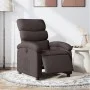 Sillón reclinable eléctrico tela marrón oscuro de , Sillones - Ref: Foro24-3203959, Precio: 241,83 €, Descuento: %