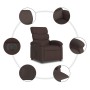 Sillón reclinable eléctrico tela marrón oscuro de , Sillones - Ref: Foro24-3203959, Precio: 232,90 €, Descuento: %