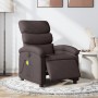 Sillón reclinable de masaje eléctrico tela marrón oscuro de , Sillones - Ref: Foro24-3203971, Precio: 280,74 €, Descuento: %