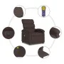 Dark Brown Fabric Electric Massage Recliner by , Armchairs - Ref: Foro24-3203971, Price: 285,71 €, Discount: %