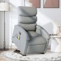 Sillón de masaje reclinable de pie de tela gris claro de , Sillones - Ref: Foro24-3203990, Precio: 269,70 €, Descuento: %