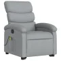 Sillón de masaje reclinable de pie de tela gris claro de , Sillones - Ref: Foro24-3203990, Precio: 288,26 €, Descuento: %