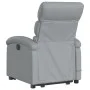 Sillón de masaje reclinable de pie de tela gris claro de , Sillones - Ref: Foro24-3203990, Precio: 288,26 €, Descuento: %