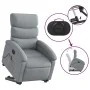 Sillón de masaje reclinable de pie de tela gris claro de , Sillones - Ref: Foro24-3203990, Precio: 288,26 €, Descuento: %