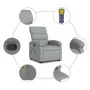 Sillón de masaje reclinable de pie de tela gris claro de , Sillones - Ref: Foro24-3203990, Precio: 288,26 €, Descuento: %