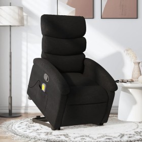 Sillón reclinable de masaje elevable tela negro de , Sillones - Ref: Foro24-3203992, Precio: 268,74 €, Descuento: %