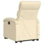 Silla de masaje reclinable de pie de tela color crema de , Sillones - Ref: Foro24-3203999, Precio: 328,14 €, Descuento: %