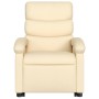 Silla de masaje reclinable de pie de tela color crema de , Sillones - Ref: Foro24-3203999, Precio: 309,94 €, Descuento: %