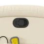 Silla de masaje reclinable de pie de tela color crema de , Sillones - Ref: Foro24-3203999, Precio: 328,14 €, Descuento: %