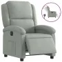 Hellgrauer Power-Liegestuhl aus Samt von , Sessel - Ref: Foro24-3204278, Preis: 263,65 €, Rabatt: %