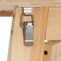 Mesa de bar plegable de madera de abeto 78 cm de vidaXL, Mesas plegables - Ref: Foro24-45532, Precio: 153,56 €, Descuento: %