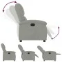 Sillón reclinable eléctrico de terciopelo gris claro de , Sillones - Ref: Foro24-3204278, Precio: 263,65 €, Descuento: %