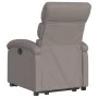 Sillón reclinable elevable tela gris taupe de , Sillones - Ref: Foro24-3203986, Precio: 273,70 €, Descuento: %