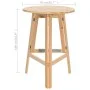 Fir wood folding bar table 78 cm by vidaXL, Folding tables - Ref: Foro24-45532, Price: 136,02 €, Discount: %