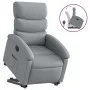Hellgrauer, anhebbarer Liegesessel aus Stoff von , Sessel - Ref: Foro24-3203978, Preis: 269,88 €, Rabatt: %