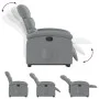 Hellgrauer, anhebbarer Liegesessel aus Stoff von , Sessel - Ref: Foro24-3203978, Preis: 269,88 €, Rabatt: %