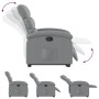 Sillón reclinable elevable de tela gris claro de , Sillones - Ref: Foro24-3203978, Precio: 252,47 €, Descuento: %