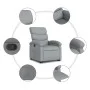 Hellgrauer, anhebbarer Liegesessel aus Stoff von , Sessel - Ref: Foro24-3203978, Preis: 269,88 €, Rabatt: %