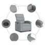 Sillón reclinable elevable de tela gris claro de , Sillones - Ref: Foro24-3203978, Precio: 252,47 €, Descuento: %