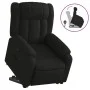 Sillón reclinable elevable tela negro de , Sillones - Ref: Foro24-3205318, Precio: 284,58 €, Descuento: %